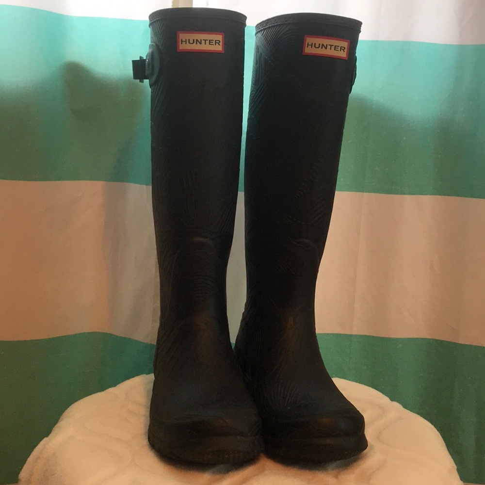 Hunter Boots WAVE TEXTURE